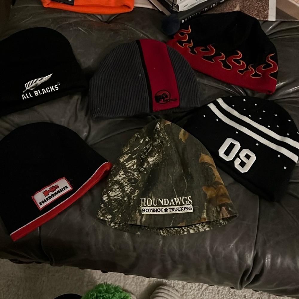 Men’s winter hats 
Six of them